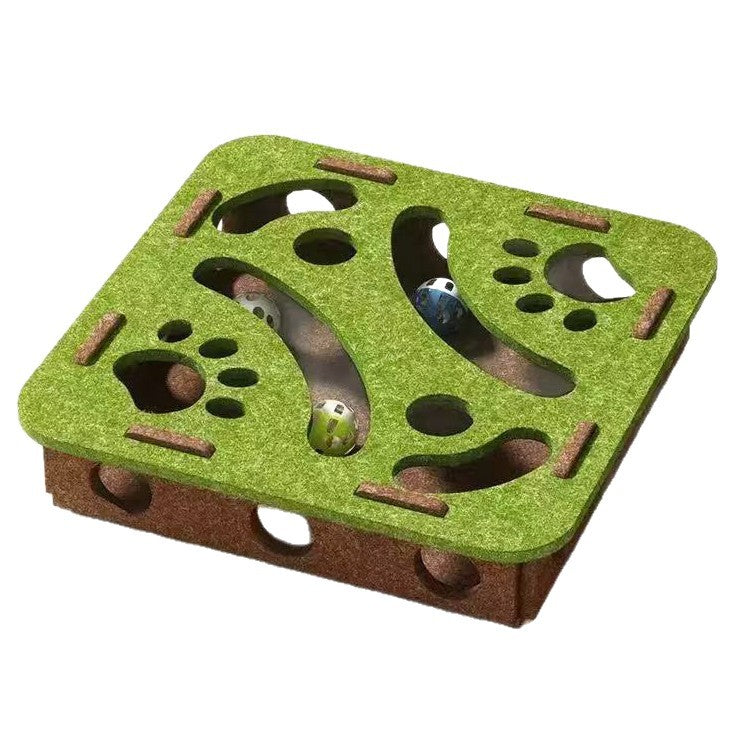 Katzenpuzzle : Beschäftigungs-    spielzeug und gleichzeitig Krallenschleifen