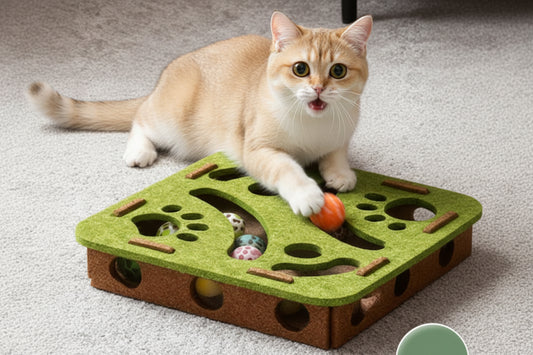 Katzenpuzzle : Beschäftigungs-    spielzeug und gleichzeitig Krallenschleifen